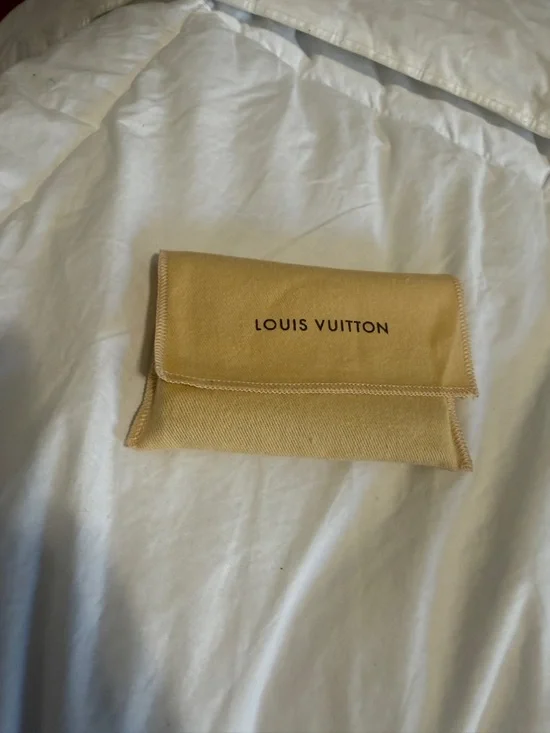 Louis Vuitton Black & Grey Monogram Pocket organizer Personalized J.D - Picture 5 of 5